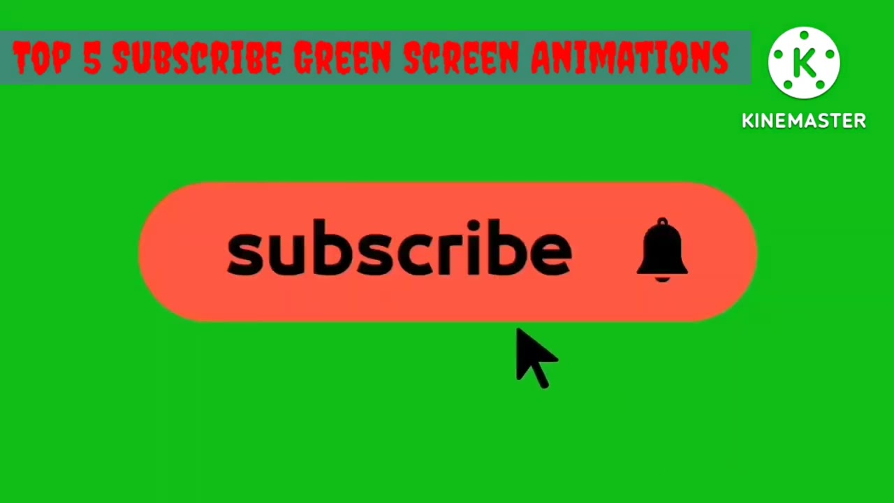 Top 5 Subscribe Green Screen Animations