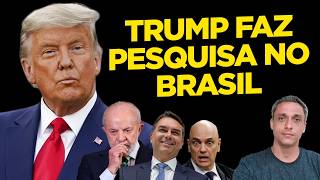 AGORA! Trump fez pesquisa sobre LULA, Flávio e STF e números impressionam