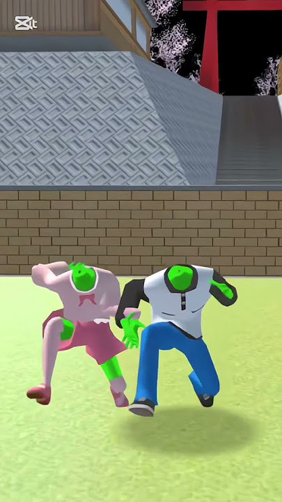 Two zombies running for ghost🥺🧟♀️#sakuraschoolsimulator #樱校韩冰晶 #viralshort #zombie #shortsvideo