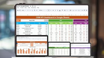 CRM KPI Dashboard in Google Sheets