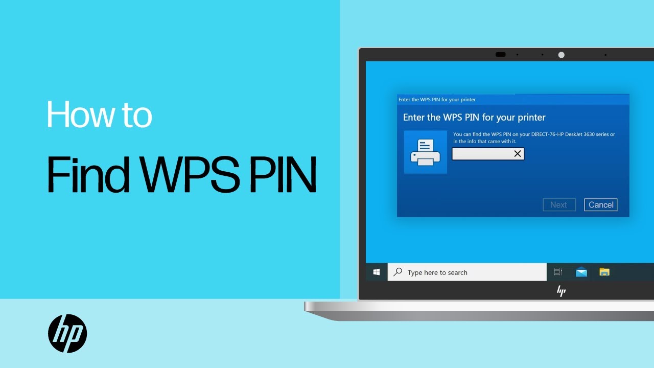 Find WPS PIN to Complete Printer Setup | HP Printers | - YouTube