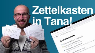 Simple Zettelkasten in Tana