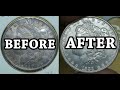 How to restore silver coins see my restoration results