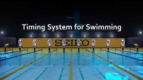 Timing system for swimming