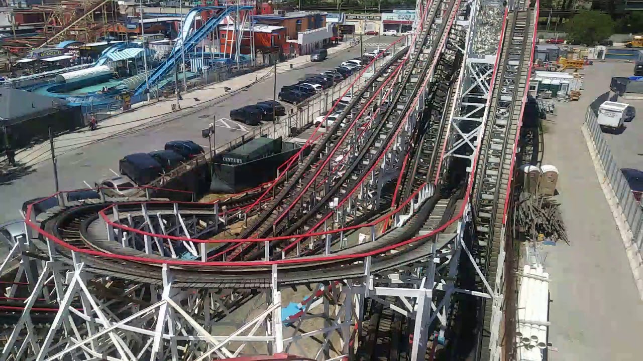 Coney island cyclone 2018 pov YouTube