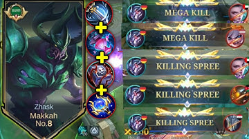 WHEN GLOBAL ZHASK ABUSE THIS NEW COOLDOWN DAMAGE BUILD IN SOLO RANK 2025 !! HOW TO USE ZHASK 2025