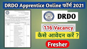 DRDO Apprentice Recruitment 2021| drdo apprentice 2021 how to apply| drdo itr chandipur appreciate