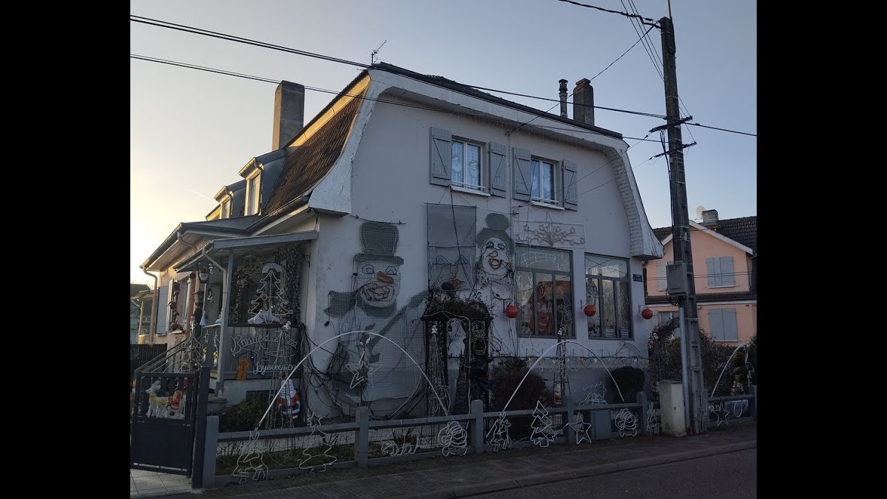 Maison illuminée et synchronisée d'Hagondange 2025 display vu de jour
