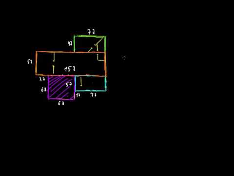 ამოცანა ფართობზე: სახლის ზომა