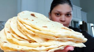 SOFT Flour Tortillas only two ingredients #food