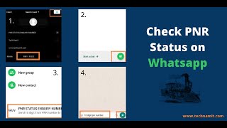 How to Check PNR Status on Whatsapp | How to Check PNR Status of Train #ytshorts screenshot 3