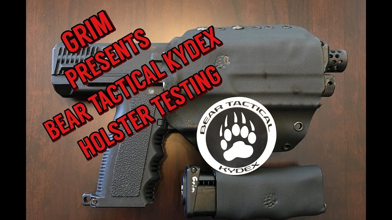 Grim presents Bear Tactical Kydex Holster Testing YouTube