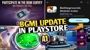 BGMI 2.7 UPDATE NOT SHOWING IN PLAYSTORE😰 | UAZ SKIN GLITCH 😱 NEW MODE & SURVEY😍