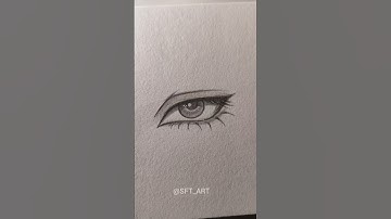 Easy to draw eyes.. ✨ #art #sketch #eyes #shorts