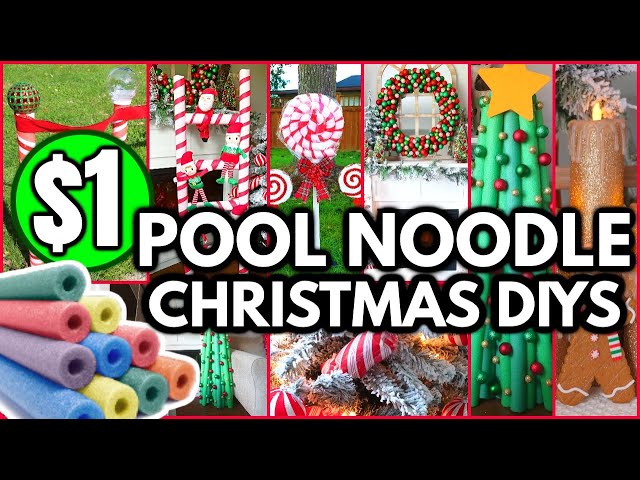 Everyday Crafting: Dollar Tree Pool Noodle Paintbrush Holder 