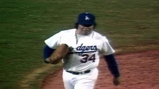 1981 WS Gm3: Valenzuela K's Piniella, Dodgers get win