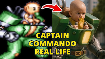 🌍 Captain Commando in Real Life | 90s Capcom Arcade Characters Reimagined!