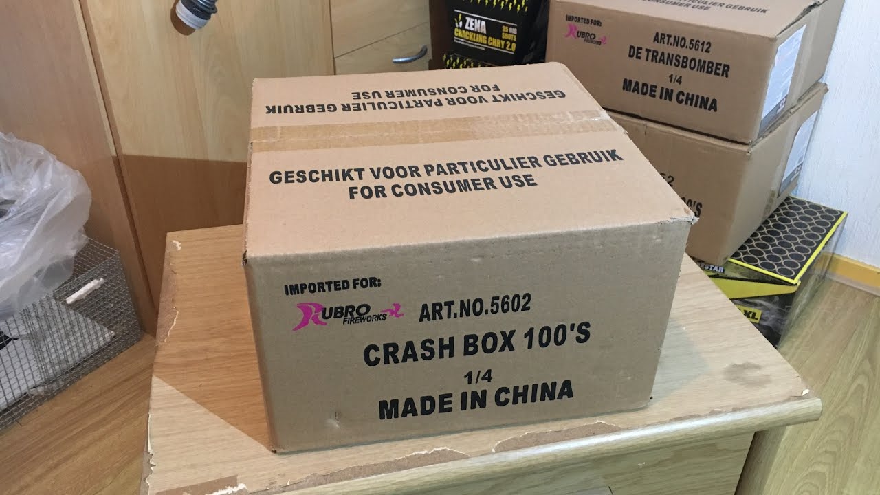 Crash Box Rubro Vuurwerk 100 Shots Straatfilm YouTube