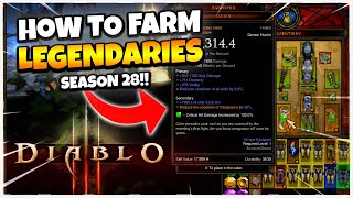 Diablo 3 Fast Way to Farm Legendaries in Season 28!