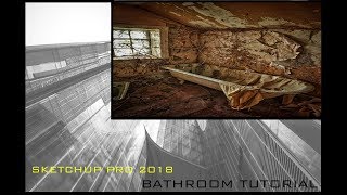Small Bathroom Remodel SketchUp Pro 2018 #3