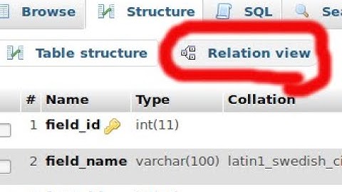 Pembuatan Relation View