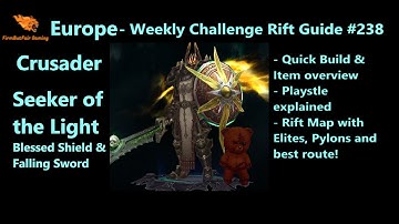 Diablo 3: Europe Challenge Rift#238 - Quick & Easy Guide-Maps & Everything you need for a quick time
