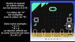 Micro:bit : Tables de multiplication