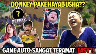 DONKEY SANG RAJA B4B1 DIKASIH HAYABUSHA, N.A1308 BERCANDA??! GAME AUTO EZ BANGAT! | Jonathan Liandi