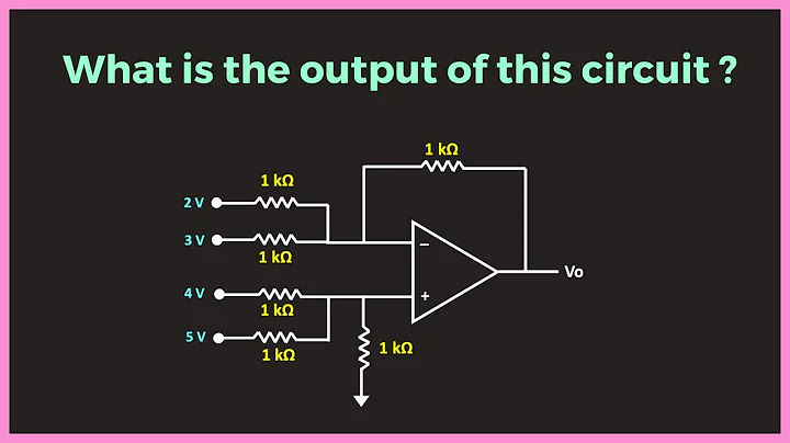 Difference Amplifier using the Op-Amp Solved Problem | FAQ # 2