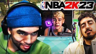 I pulled up on TYCENO and KrisZeeTee undercover on NBA 2K23! New 6&#39;9 Demigod can not be stopped!
