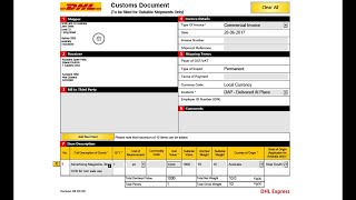 Create a shipment using DHL Emailship