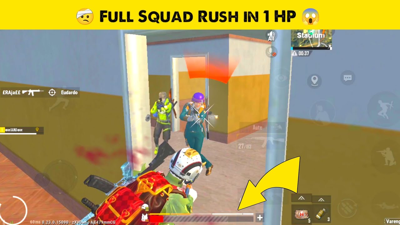PUBG Lite Full Squad Rush in 1HP | PUBG Mobile Lite Solo vs Squad Gameplay | BGMI Lite LION x GAMING