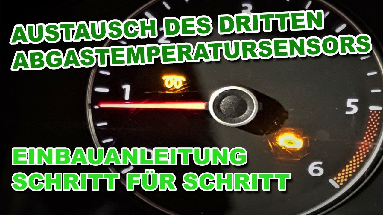 Austausch Des Abgastemperatursensors Vw T5 Youtube