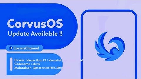 CORVUS OS Revolt S2.1 Fire Edition for MI 11X | Poco F3 | Beautiful UI | Battery Saver | DOLBY Atmos