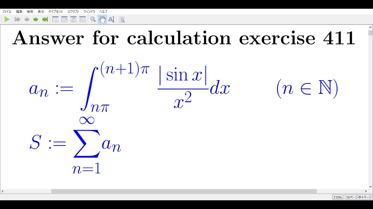 free topics 226 Answer for calculation exercise 411 - YouTube