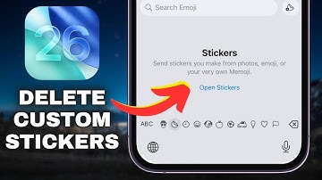 How to Delete Sticker iOS 26