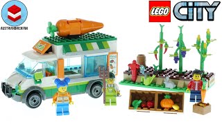 LEGO City 60345 Фермерский рынок: скоростная сборка фургона