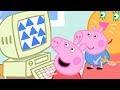 Peppa Pig Nederlands Compilatie Nieuwe Afleveringen | Bij Papa Op Kantoor | Tekenfilm | Peppa de Big