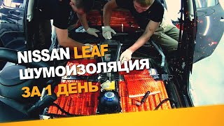 Шумоизоляция Nissan Leaf за 1 день. Уровень Норма. АвтоШум.