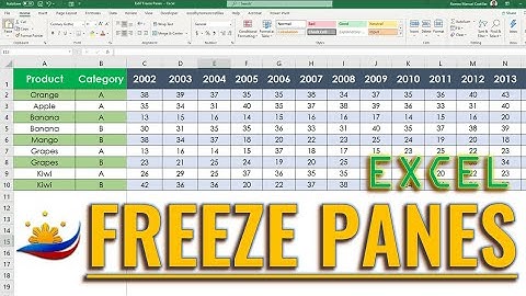 How to Apply Freeze Panes in Excel