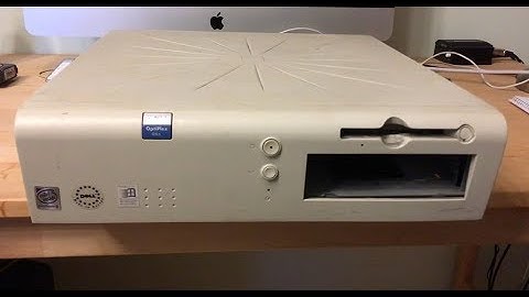 Dell Optiplex GXa Windows 95 PC - Unboxing and First Boot