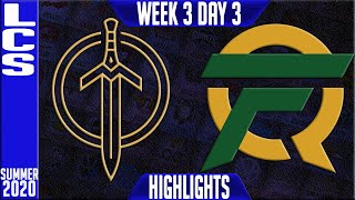 GGS vs FLY Highlights | LCS Summer 2020 W3D3 | Golden Guardians vs FlyQuest