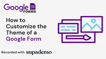 How to Customize the Theme of a Google Form
