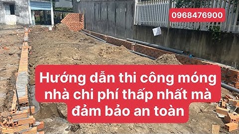 NHÀ LẮP GHÉP HUY HÙNG Hướng dẫn thi công móng nhà lắp ghép chi phí thấp nhất mà đảm bảo an toàn.