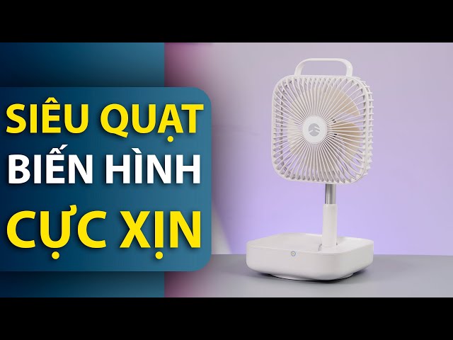 Siêu quạt Switchfan không chỉ đẹp mà còn không lo mất điện