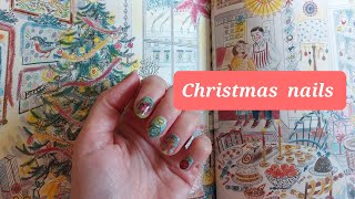 Vlogmas Day 3 - doing Christmas nails like my favourite Christmas book #emilysutton #vlogmas