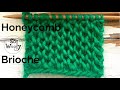 Honeycomb brioche knitting stitch pattern ideal for winter garments  so woolly