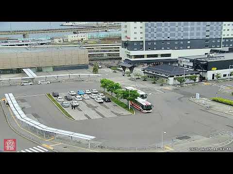 【Live-Japan】函館駅前ライブカメラ② ※20秒ごとにアングルが変わります #JR函館駅 #函館 #路面電車 #HAKODATE