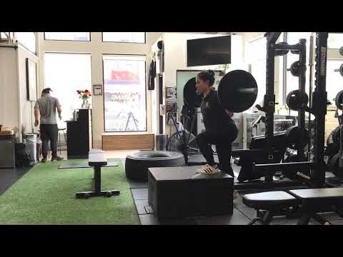 Alternating Barbell Step Up