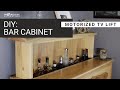 Diy bar cabinet  progressive automations